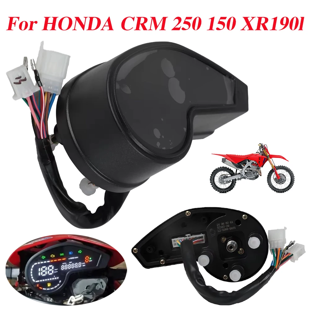 Motorcycle Digital Speedometer Dashboard Instrument Tachometer Odometer Gear Display For HONDA Crm 250 150 CRM250 CRM150 Xr190l
Motorcycle Digital Speedometer Dashboard Instrument Tachometer Odometer Gear Display For HONDA Crm 250 150 CRM250 CRM150 Xr190l