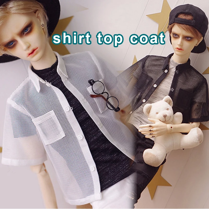 D03-P647 children toy BJD DD SD MSD 1/4 1/6 1/3 doll's clothes Mesh white black shirt top coat 1pcs
D03-P647 children toy BJD DD SD MSD 1/4 1/6 1/3 doll's clothes Mesh white black shirt top coat 1pcs