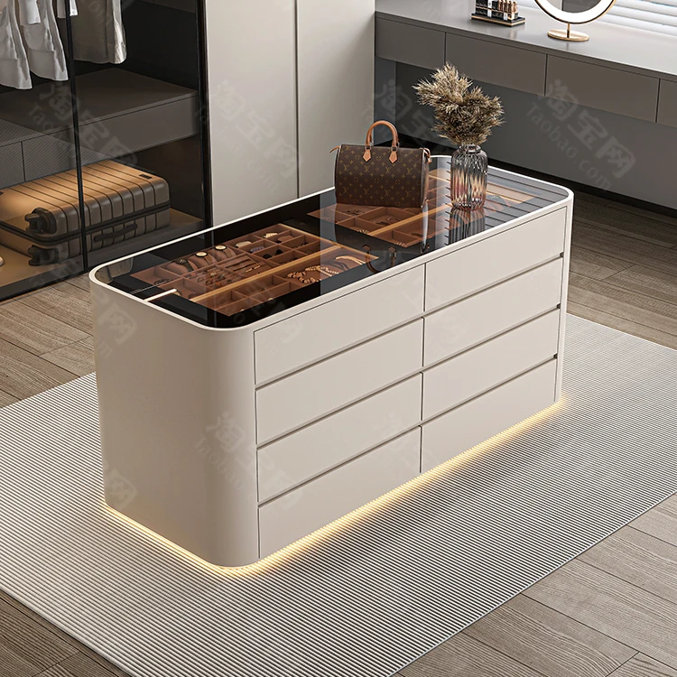 Floor-to-ceiling light luxury cloakroom jewelry storage cabinet Zhongdao Tai home bedroom bucket cabinet solid wood jewelry disp
Floor-to-ceiling light luxury cloakroom jewelry storage cabinet Zhongdao Tai home bedroom bucket cabinet solid wood jewelry disp