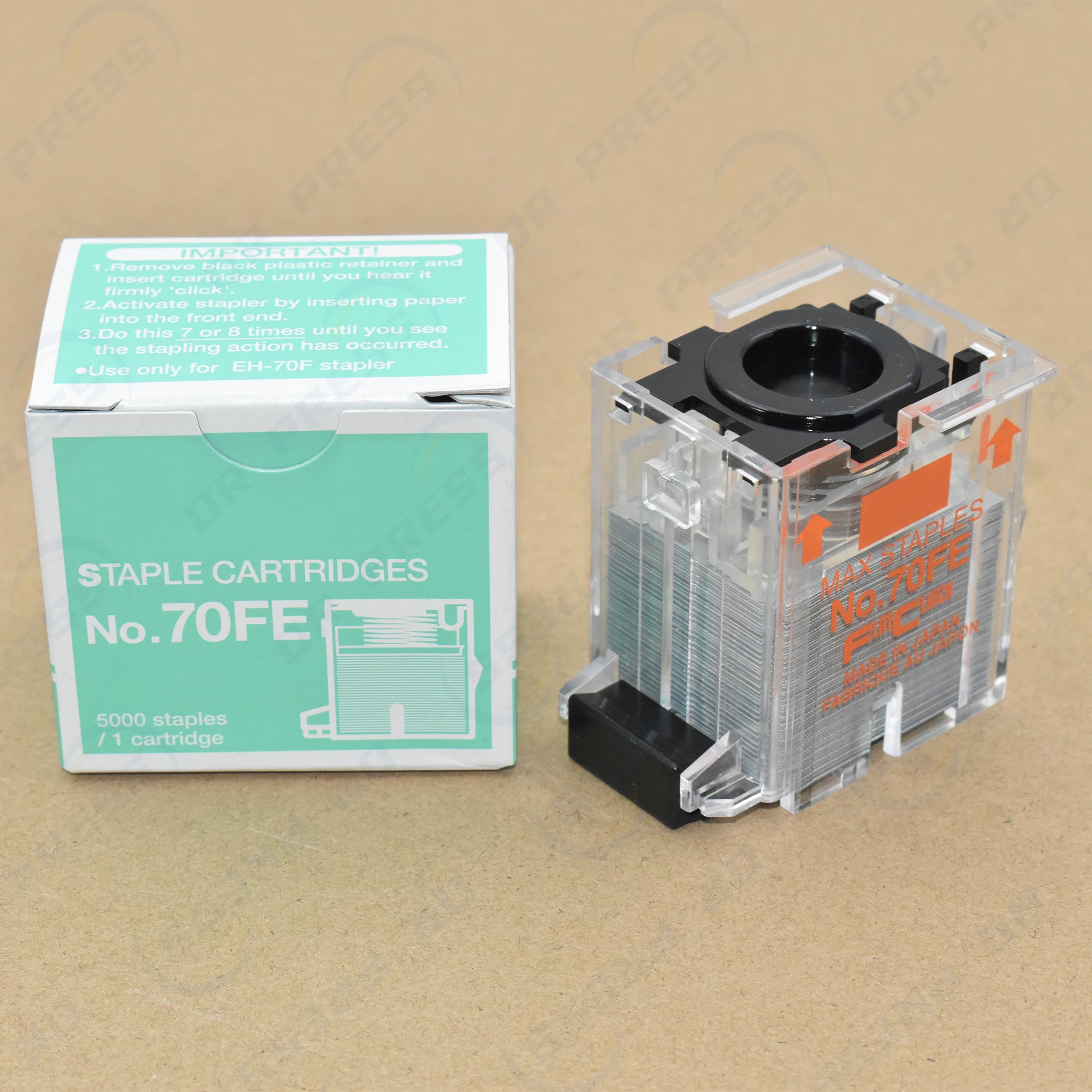 NO.70FE Staple fits for Max EH-70F Stapler -5000pcs/Cartridge
NO.70FE Staple fits for Max EH-70F Stapler -5000pcs/Cartridge