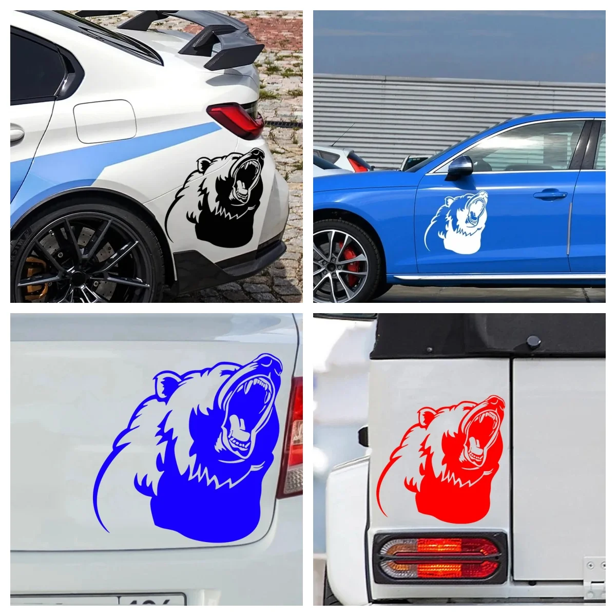 Roaring Grizzly Bear Car Sticker, PVC Vinyl Decal, Decoration for Car Bumper and Window
Roaring Grizzly Bear Car Sticker, PVC Vinyl Decal, Decoration for Car Bumper and Window