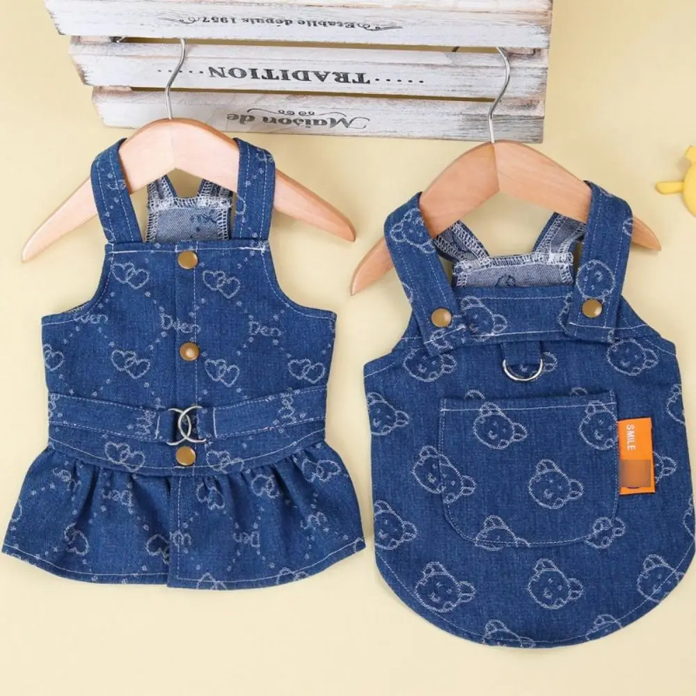 Soft Washable Pet Love Jeans Skirt Printed Cute Pet Denim Dress Reusable Dog Dress Outing
Soft Washable Pet Love Jeans Skirt Printed Cute Pet Denim Dress Reusable Dog Dress Outing