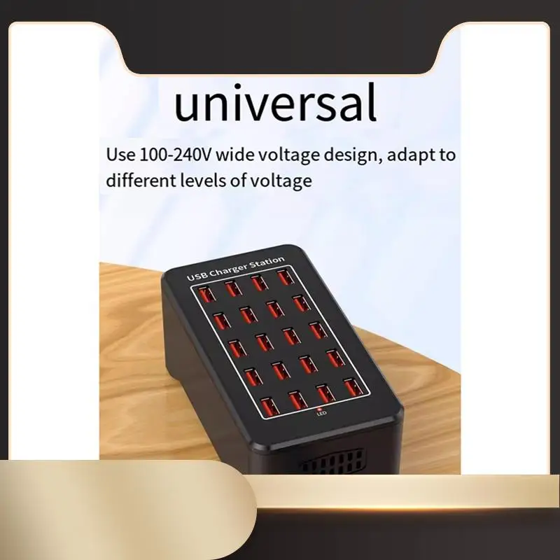 USB Charger 20 Ports HUB 100W Universal Wall Desktop Fast Charging Station Dock For Mobile Phone Power Adapter-N36R
USB Charger 20 Ports HUB 100W Universal Wall Desktop Fast Charging Station Dock For Mobile Phone Power Adapter-N36R