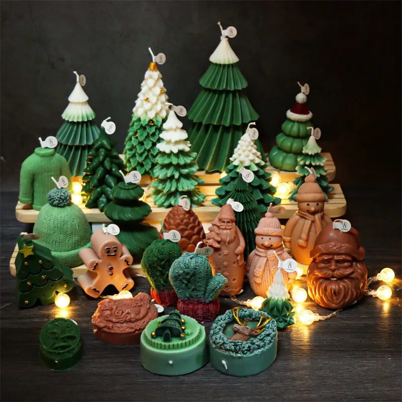 3D Christmas Tree Candle Molds Silicone Pine Tree Silicone Mold for Epoxy Resin Casting DIY Festive Aromatherapy Candle Supplies
3D Christmas Tree Candle Molds Silicone Pine Tree Silicone Mold for Epoxy Resin Casting DIY Festive Aromatherapy Candle Supplies