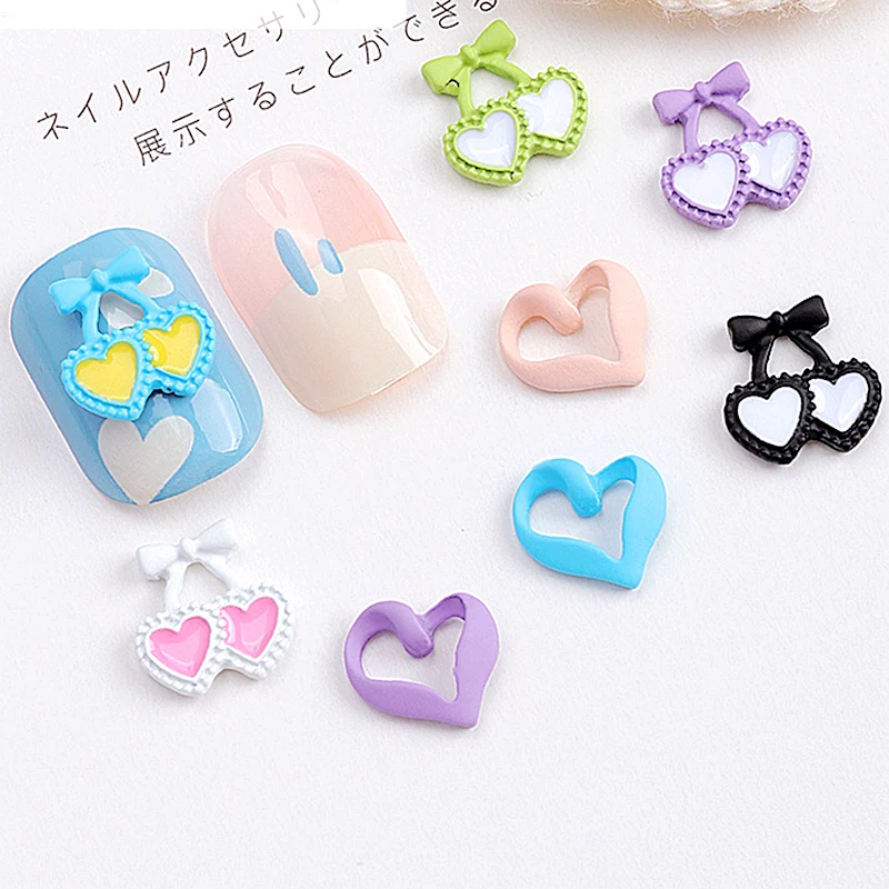 10PCS Spray Paint Alloy Cherry Nail Charms Love Heart Frame Kawaii Accessories Nail Art Decorations Supplies Manicure Decor
10PCS Spray Paint Alloy Cherry Nail Charms Love Heart Frame Kawaii Accessories Nail Art Decorations Supplies Manicure Decor