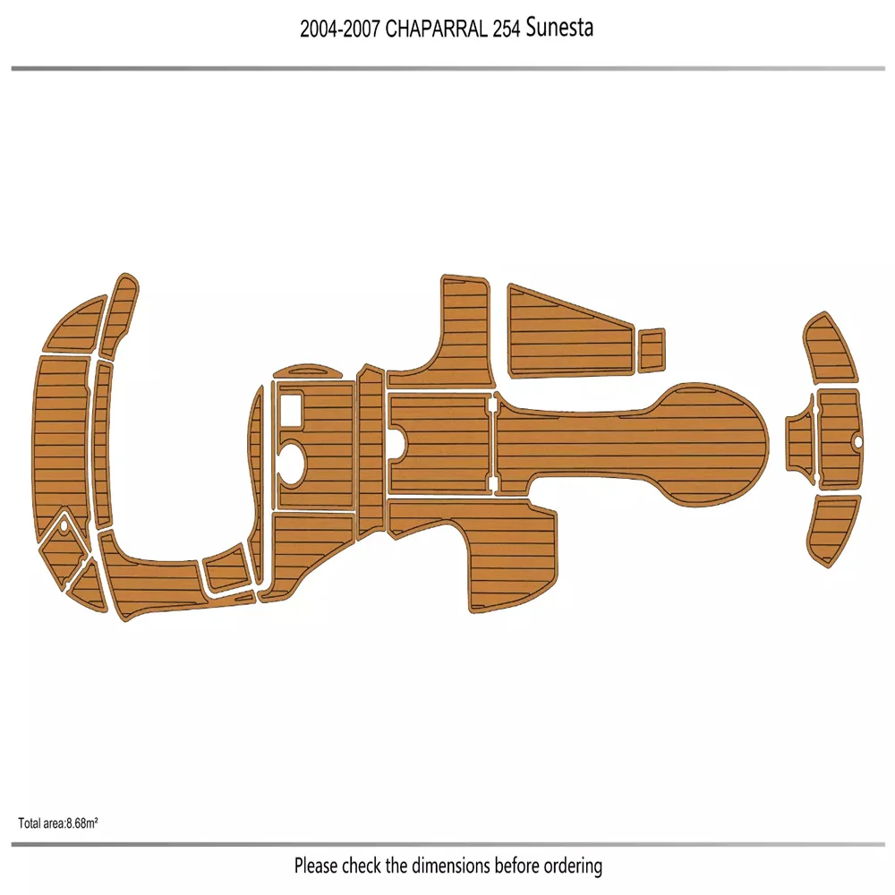 2004-2007 CHAPARRAL 254 S Cockpit Swim platform bow 1/4"6mm EVA foam faux Marine Flooring Teak Yacht boat marine accessories
2004-2007 CHAPARRAL 254 S Cockpit Swim platform bow 1/4"6mm EVA foam faux Marine Flooring Teak Yacht boat marine accessories