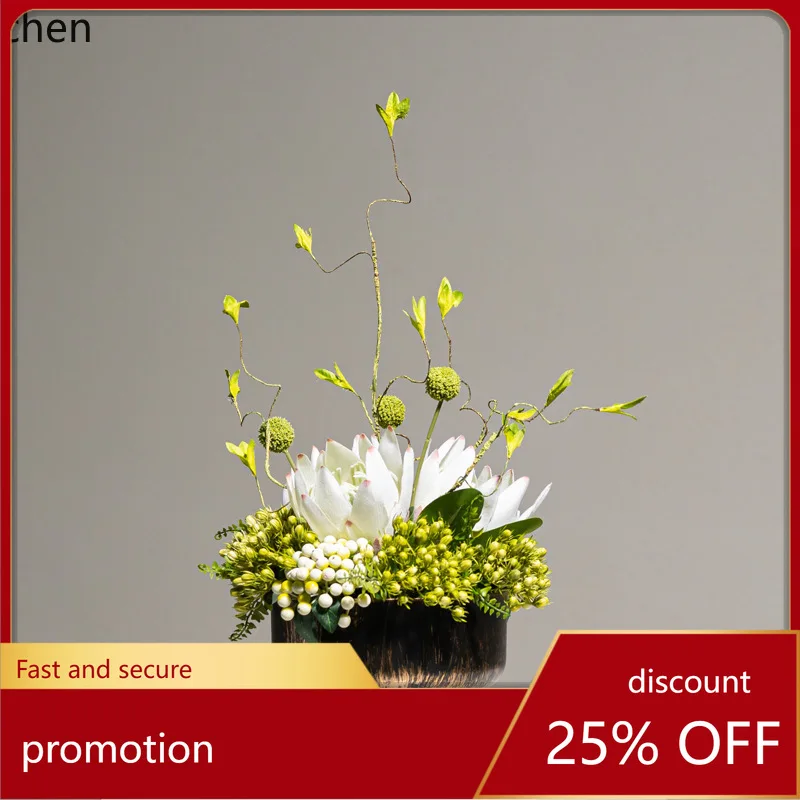 ZML Artificial Floral Art Eternal Dried Flowers Green Plants Hotel Sales Office Coffee Table Decorations
ZML Artificial Floral Art Eternal Dried Flowers Green Plants Hotel Sales Office Coffee Table Decorations