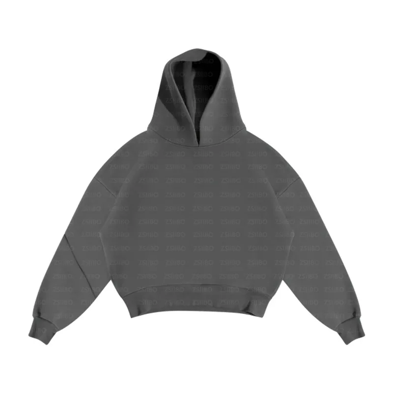 European and American casual street wear simple couple style fashionable hooded sweatshirt solid color loose fit sweatshirt
European and American casual street wear simple couple style fashionable hooded sweatshirt solid color loose fit sweatshirt