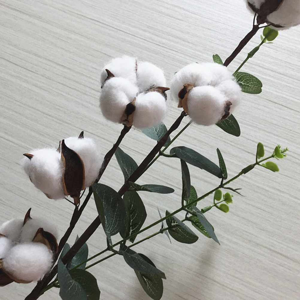 Simulated Eucalyptus Rustic Floral Decor Decorative Cotton Branch Stem Artificial Flower Dried Bamboo
Simulated Eucalyptus Rustic Floral Decor Decorative Cotton Branch Stem Artificial Flower Dried Bamboo
