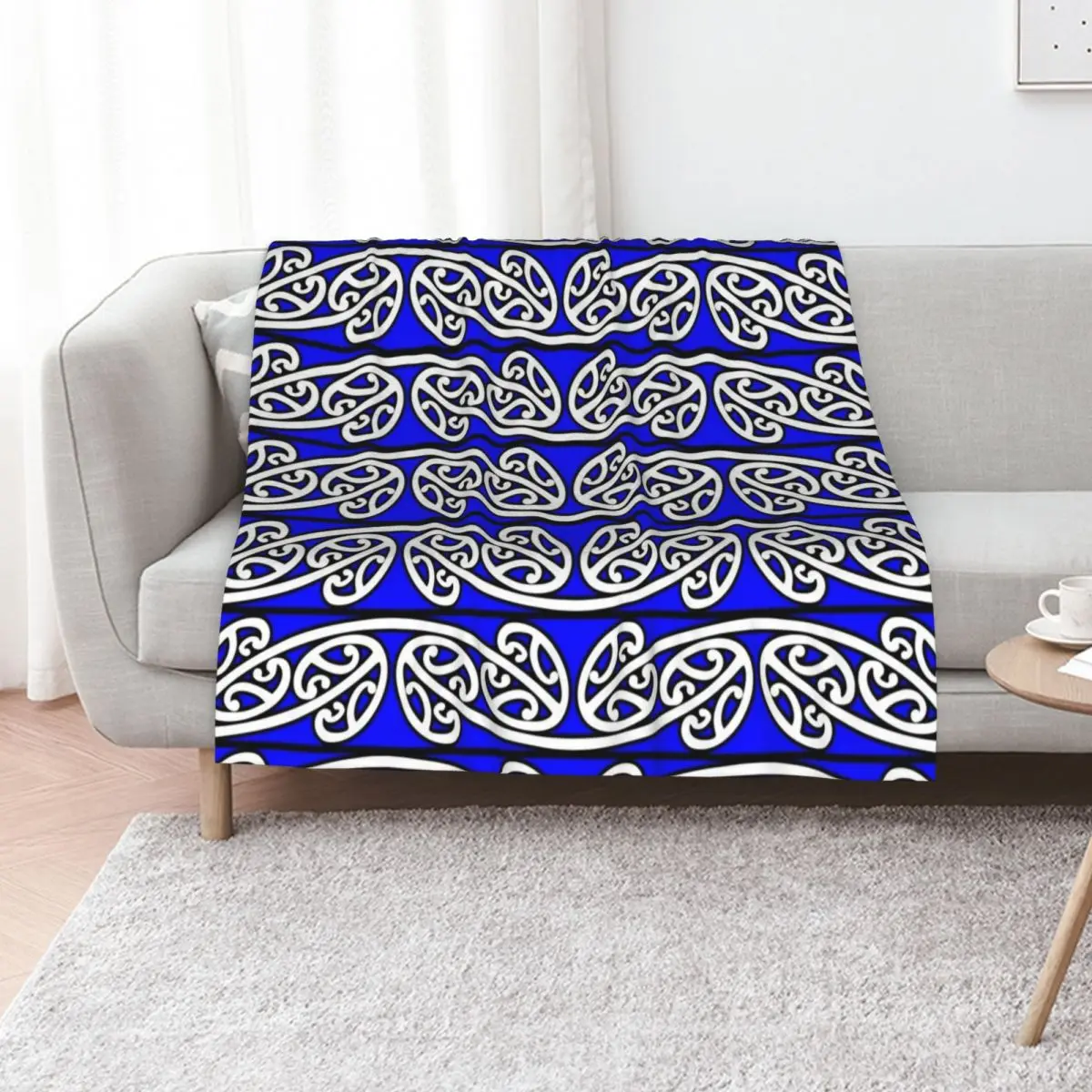 Kowhaiwhai Pattern, Mangopare, Version 5, Blue, Large Throw Blanket Flannels Blankets Sofas Of Decoration Single Thin Blankets
Kowhaiwhai Pattern, Mangopare, Version 5, Blue, Large Throw Blanket Flannels Blankets Sofas Of Decoration Single Thin Blankets