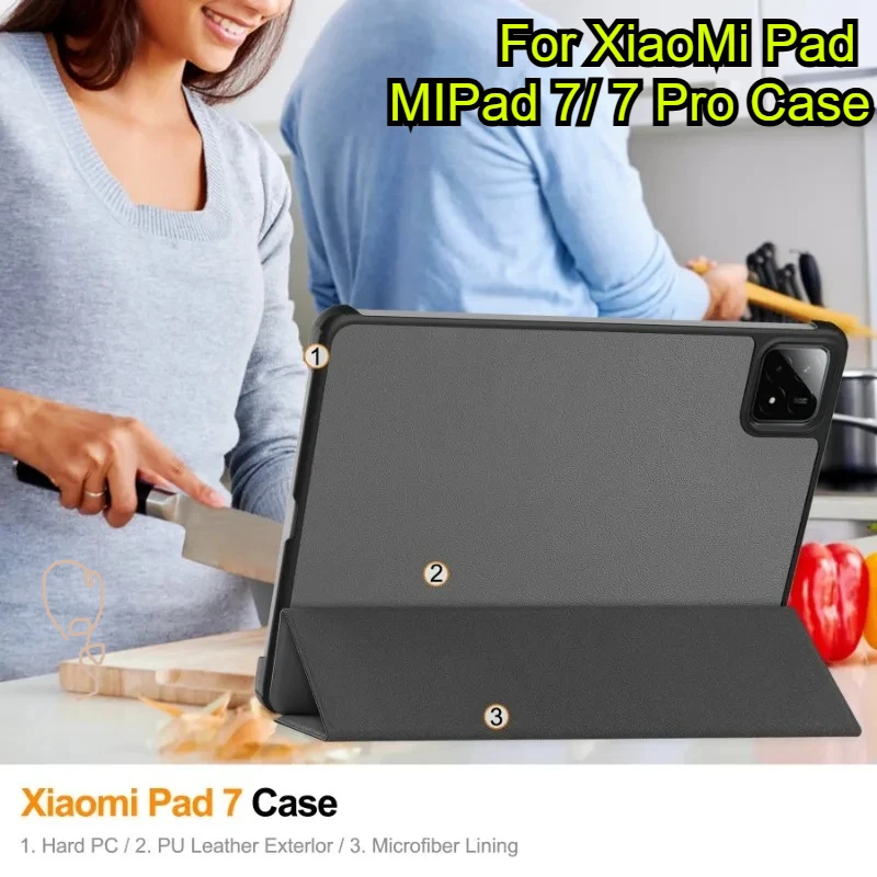 Smart Case for Xiaomi Pad 7 7Pro 11.2inch 2024 Funda Fold Flip Stand Leather PU+PC Shockproof for MIPad 6/5 Pro 11'' Tablet Cove
Smart Case for Xiaomi Pad 7 7Pro 11.2inch 2024 Funda Fold Flip Stand Leather PU+PC Shockproof for MIPad 6/5 Pro 11'' Tablet Cove
