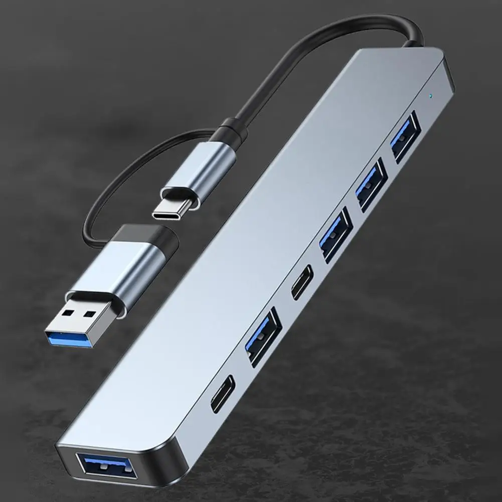 Type-C Hub Sturdy High Speed Compact 7 in 1 USB3.0 Type-C Interface Hub Expansion Dock Computer Accessories
Type-C Hub Sturdy High Speed Compact 7 in 1 USB3.0 Type-C Interface Hub Expansion Dock Computer Accessories