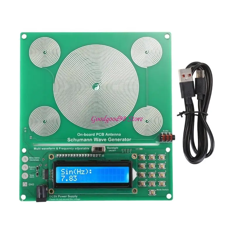 Advanced Integrated Schumann Frequency Generator Portable Adjustable Ranges 0.01Hz to 100000Hz for Stable
Advanced Integrated Schumann Frequency Generator Portable Adjustable Ranges 0.01Hz to 100000Hz for Stable