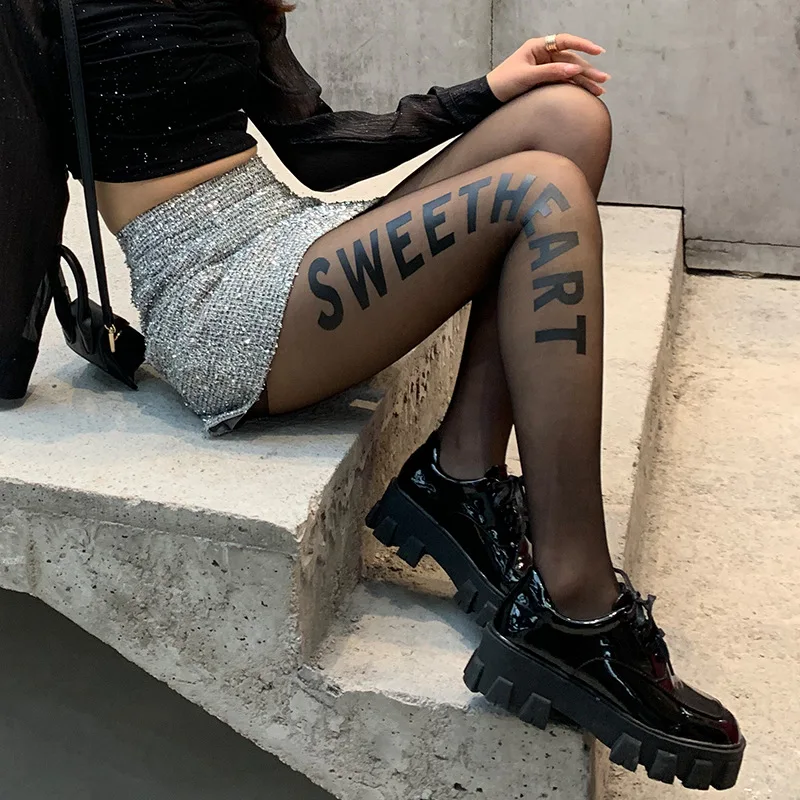 Socks autumn and winter new trendy brand explosive leggings women, personalized skin-penetrating arbitrary cut printed alphabet jumpsuit stockings
Socks autumn and winter new trendy brand explosive leggings women, personalized skin-penetrating arbitrary cut printed alphabet jumpsuit stockings
