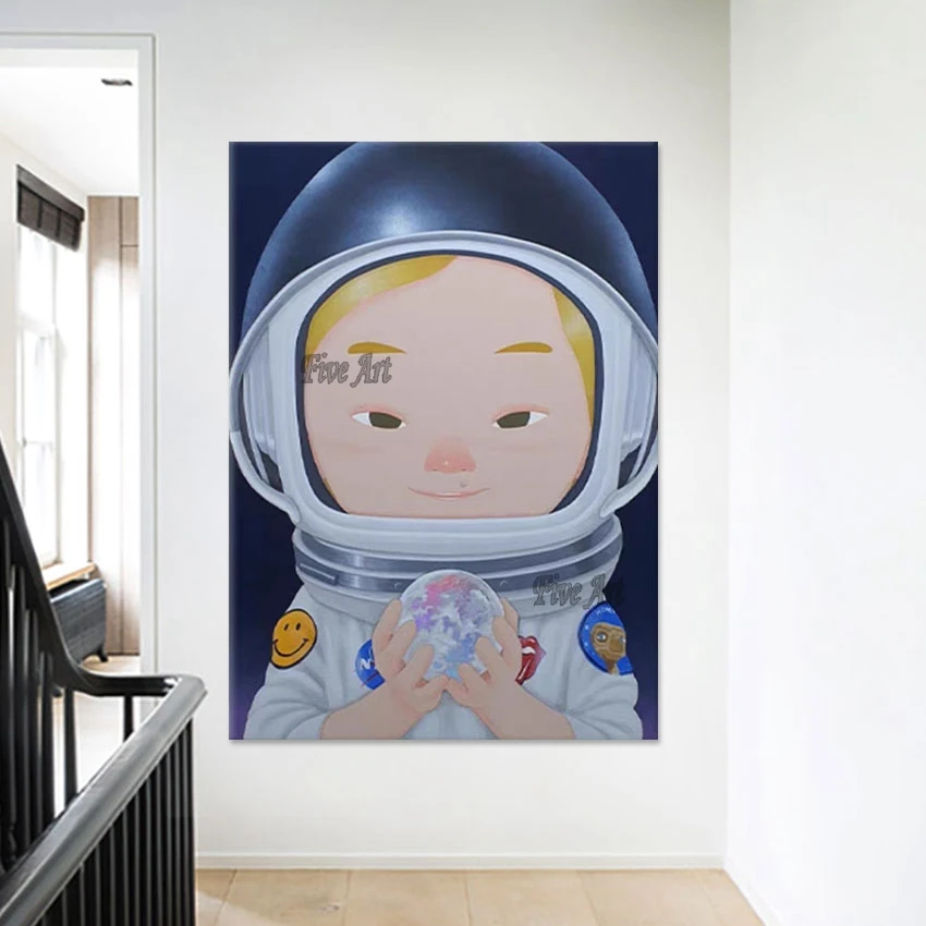 Kids Room Wall Hanging Cartoon Astronaut Modern Canvas Oil Painting Art Pictures Handmade Home Interiors Decor Wholesale China
Kids Room Wall Hanging Cartoon Astronaut Modern Canvas Oil Painting Art Pictures Handmade Home Interiors Decor Wholesale China