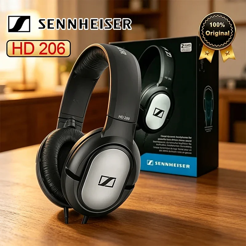 Наушники Sennheiser HD206 полноразмерные проводные стереофонические с глубокими басами, аудиофильские, с шумоподавлением, для мониторинга и любителей музыки
Наушники Sennheiser HD206 полноразмерные проводные стереофонические с глубокими басами, аудиофильские, с шумоподавлением, для мониторинга и любителей музыки