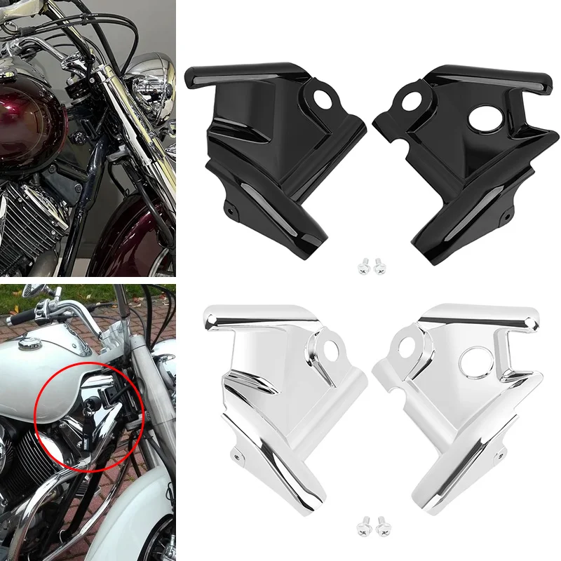 Motorcycle ABS Plastic Frame Neck Side Cover Gloss Black Chrome Accessories for Yamaha Vstar Xvs1100 Xvs 1100 1999-2011
Motorcycle ABS Plastic Frame Neck Side Cover Gloss Black Chrome Accessories for Yamaha Vstar Xvs1100 Xvs 1100 1999-2011