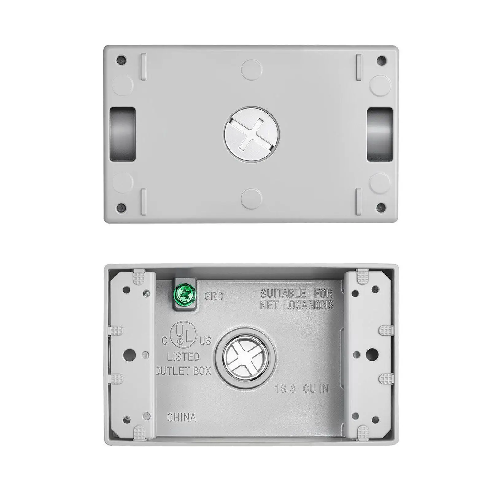 Компактная распределительная коробка 4,5x2,8x2 дюйма 18,3 куб. дюйма, алюминиевая устойчивая к атмосферным воздействиям электрическая коробка для 1/2 дюйма или 3/4 дюйма, 4 шт.
Компактная распределительная коробка 4,5x2,8x2 дюйма 18,3 куб. дюйма, алюминиевая устойчивая к атмосферным воздействиям электрическая коробка для 1/2 дюйма или 3/4 дюйма, 4 шт.