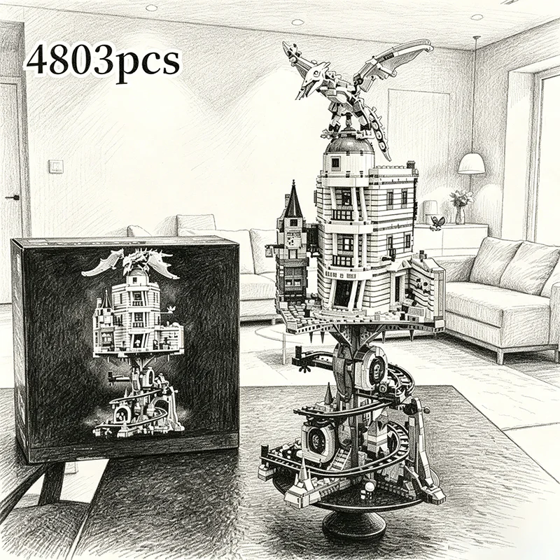 2026 New Large Street View Architecture Classic Movie 4803pcs Wizard Bank Assembly Building Block Model Set Toy Birthday Gift
2026 New Large Street View Architecture Classic Movie 4803pcs Wizard Bank Assembly Building Block Model Set Toy Birthday Gift