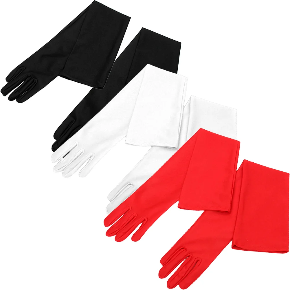3Pairs Moisturizing Gloves Long Elastic Gloves for Women Wedding Bridal Party Opera Performance Stretchy Elegant Comfortable
3Pairs Moisturizing Gloves Long Elastic Gloves for Women Wedding Bridal Party Opera Performance Stretchy Elegant Comfortable