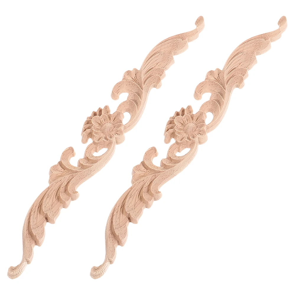 2Pcs Wood Carved Applique Intricate Carving Solid Wood Decorative Trim for Door Cabinet Furniture Wooden Onlay Molding
2Pcs Wood Carved Applique Intricate Carving Solid Wood Decorative Trim for Door Cabinet Furniture Wooden Onlay Molding