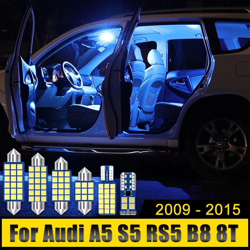 For Audi A5 S5 RS5 B8 8T Sportback Coupe 2009-2014 2015 12PCS Car Dome Reading Lights Vanity Mirror Glove Box Lamps Trunk Bulbs
For Audi A5 S5 RS5 B8 8T Sportback Coupe 2009-2014 2015 12PCS Car Dome Reading Lights Vanity Mirror Glove Box Lamps Trunk Bulbs