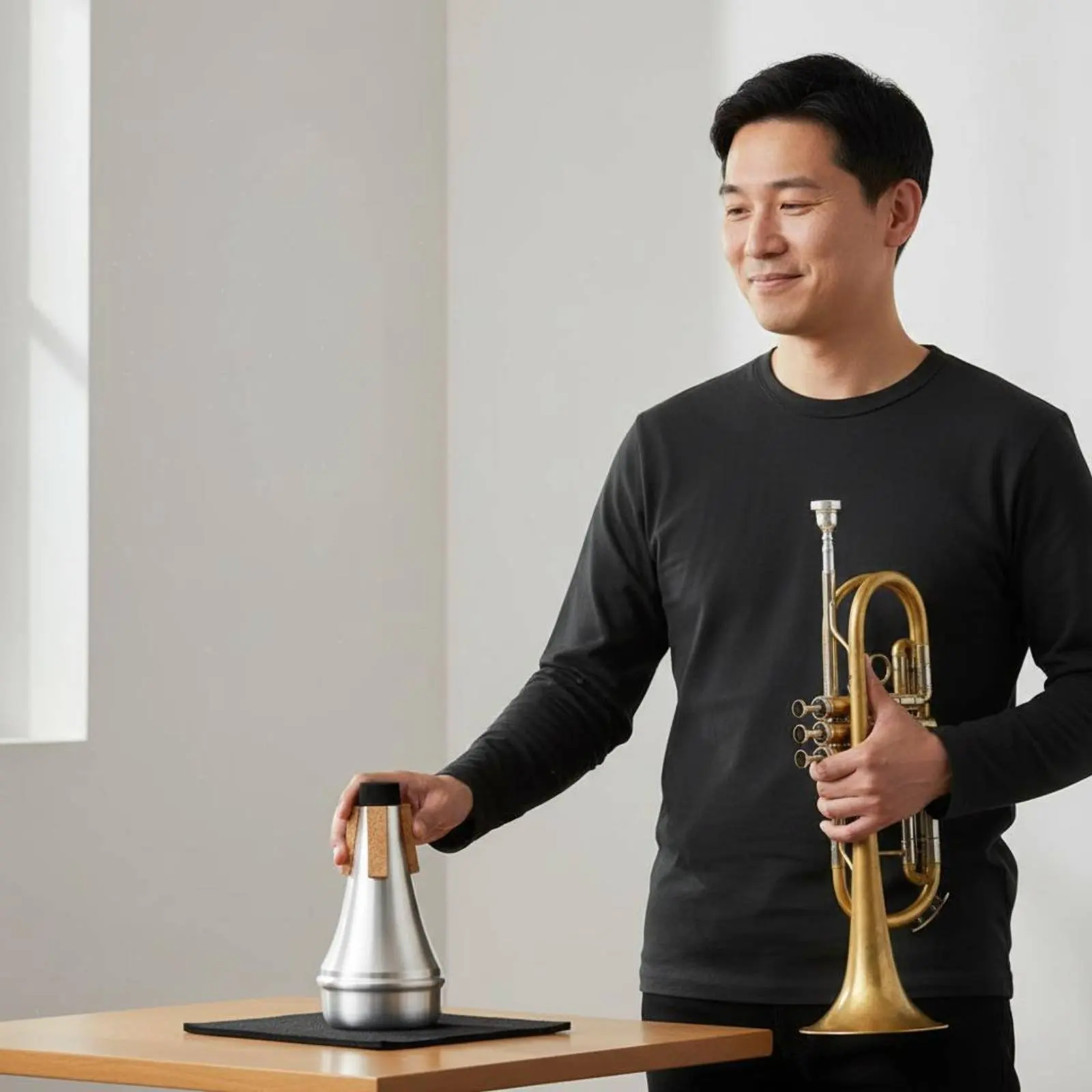Trumpet Practice Mute Aluminum Alloy Quiet Trumpet Mute Music Accessory Easy to Attach Lightweight for Students
Trumpet Practice Mute Aluminum Alloy Quiet Trumpet Mute Music Accessory Easy to Attach Lightweight for Students