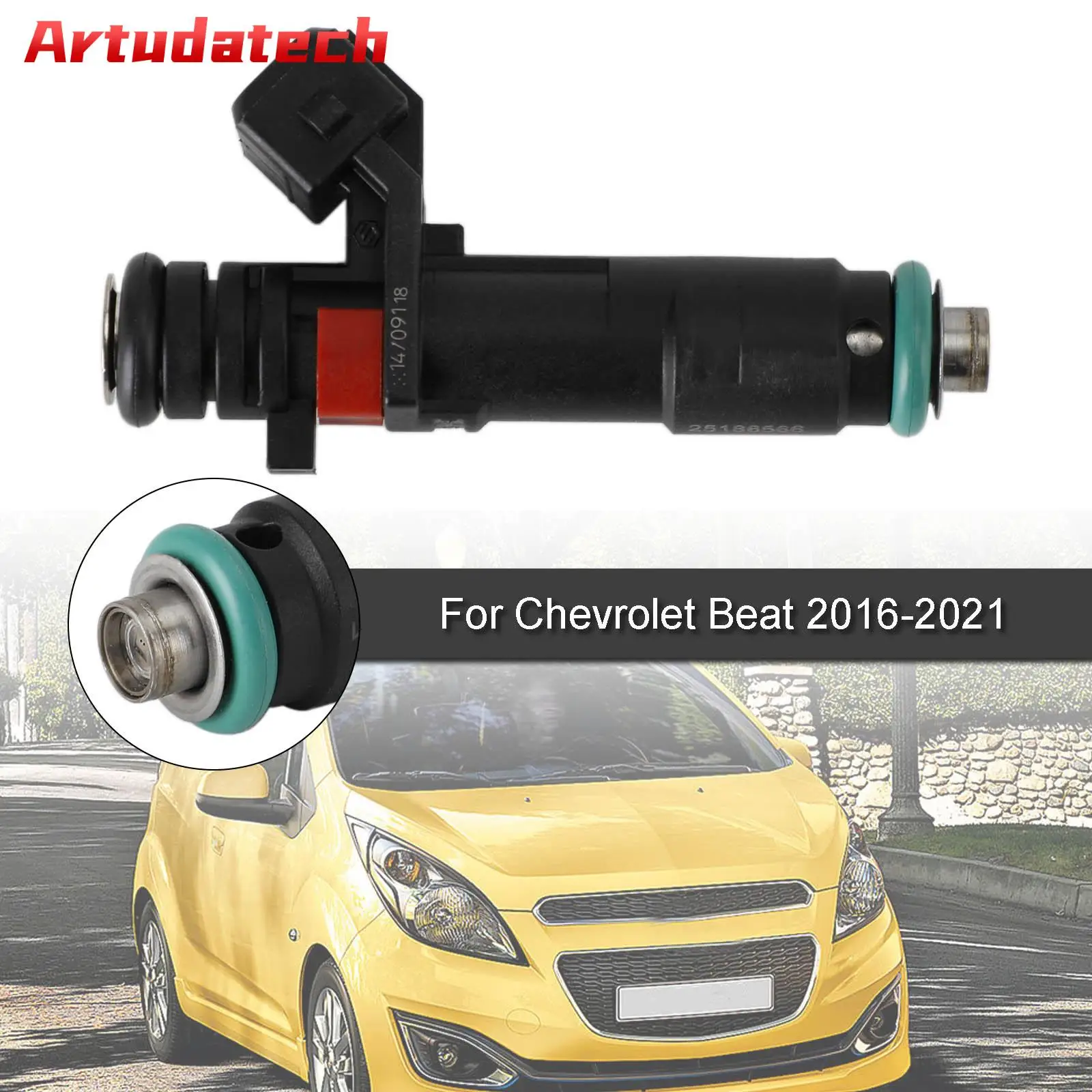 Топливные форсунки Artudatech 1 шт. 96800843 Подходит для Chevrolet Spark 2011-2015 1.2L L4 INJ675
Топливные форсунки Artudatech 1 шт. 96800843 Подходит для Chevrolet Spark 2011-2015 1.2L L4 INJ675