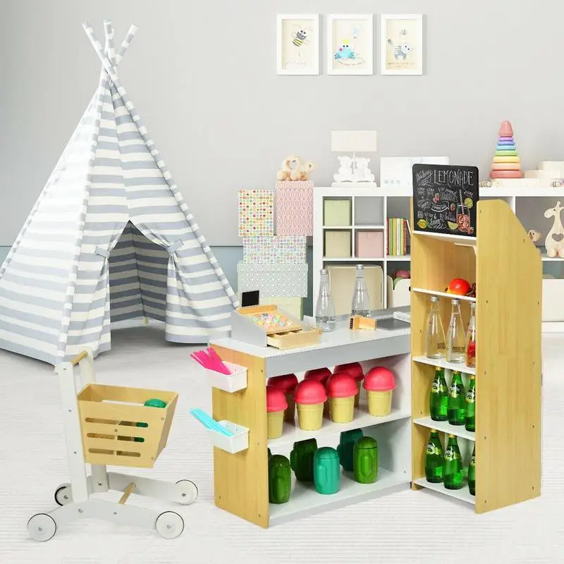 Grocery Store Playset Pretend Play Supermarket Shopping Set
Grocery Store Playset Pretend Play Supermarket Shopping Set