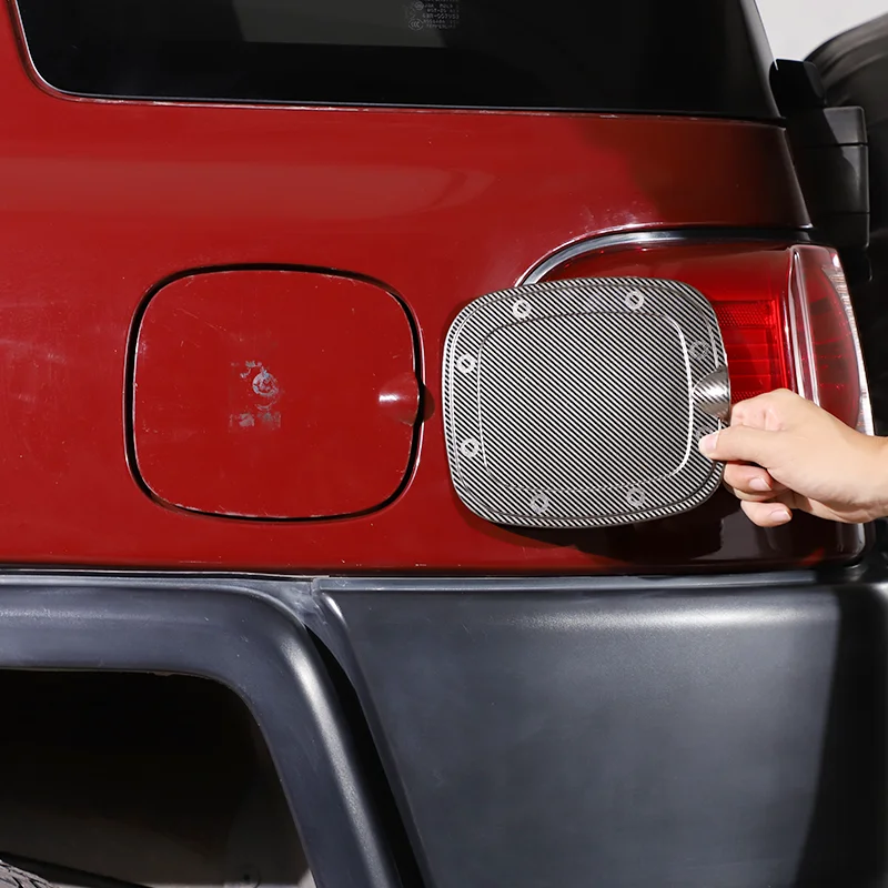 For 07-21 Toyota FJ Cruiser fuel tank cover decorative exterior shape stainless steel carbon fiber pattern decorative parts
For 07-21 Toyota FJ Cruiser fuel tank cover decorative exterior shape stainless steel carbon fiber pattern decorative parts