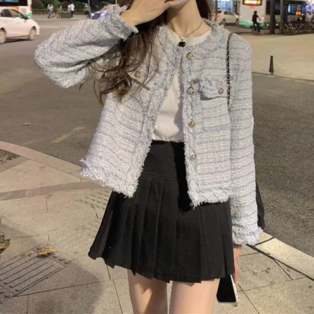Spring Autumn Winter Jacket Trendy Celebrity Style Women's Ripped Cardigan Jacket with Round Neck Long Sleeves for Ladies
Spring Autumn Winter Jacket Trendy Celebrity Style Women's Ripped Cardigan Jacket with Round Neck Long Sleeves for Ladies