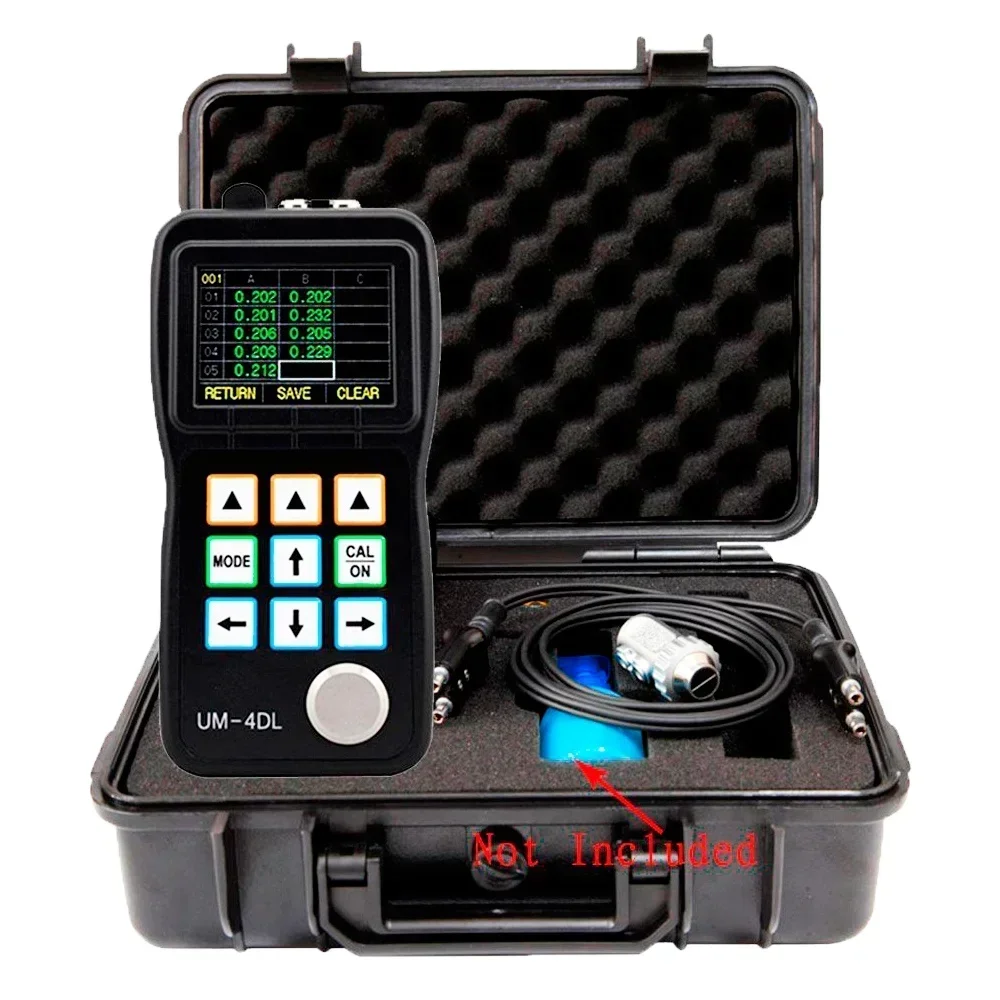 2025 UM-4DL Ultrasonic Metal Thickness Measuring Device Ultrasonic Thickness Gauge Range 0.60mm To 508mm
2025 UM-4DL Ultrasonic Metal Thickness Measuring Device Ultrasonic Thickness Gauge Range 0.60mm To 508mm