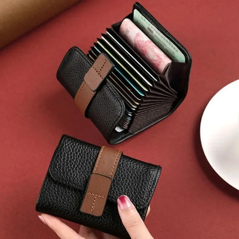 Fashion Solid Leather Multi-Slot Card Holder Purse for Men Women Small Clutch PU Zipper Coin Purse Multifunction Card Wallet
Fashion Solid Leather Multi-Slot Card Holder Purse for Men Women Small Clutch PU Zipper Coin Purse Multifunction Card Wallet