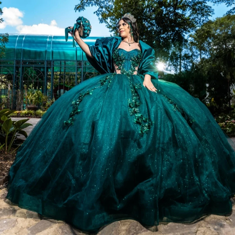 Blackish Green Shiny Princess Sweet 16 Dress Dress Quinceanera Dresses Applique Lace Beads Tull Party Birthday Vestidos 15 De
Blackish Green Shiny Princess Sweet 16 Dress Dress Quinceanera Dresses Applique Lace Beads Tull Party Birthday Vestidos 15 De