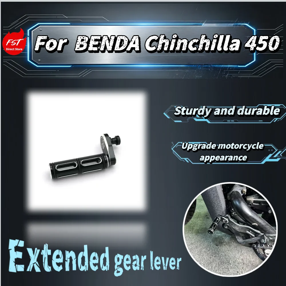For BENDA Chinchilla 450 Motorcycle Longer Gear Shift Lever Extension Shifter Mod Accessories
For BENDA Chinchilla 450 Motorcycle Longer Gear Shift Lever Extension Shifter Mod Accessories