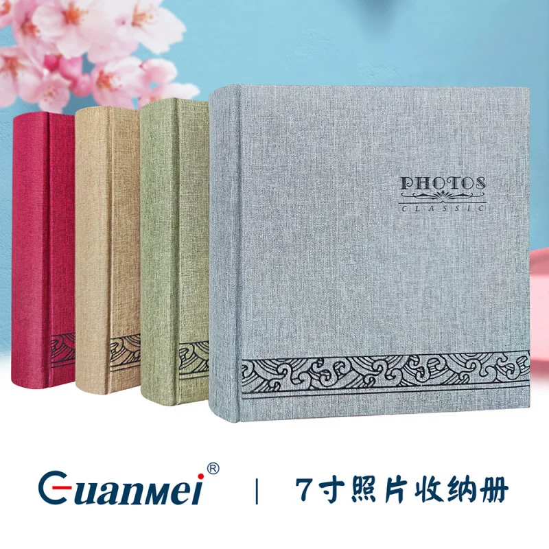 Customized. Guangmei Factory Linen Cover Trade Album Retro Traditional Commemorative Album 7inch Pocket Album
Customized. Guangmei Factory Linen Cover Trade Album Retro Traditional Commemorative Album 7inch Pocket Album
