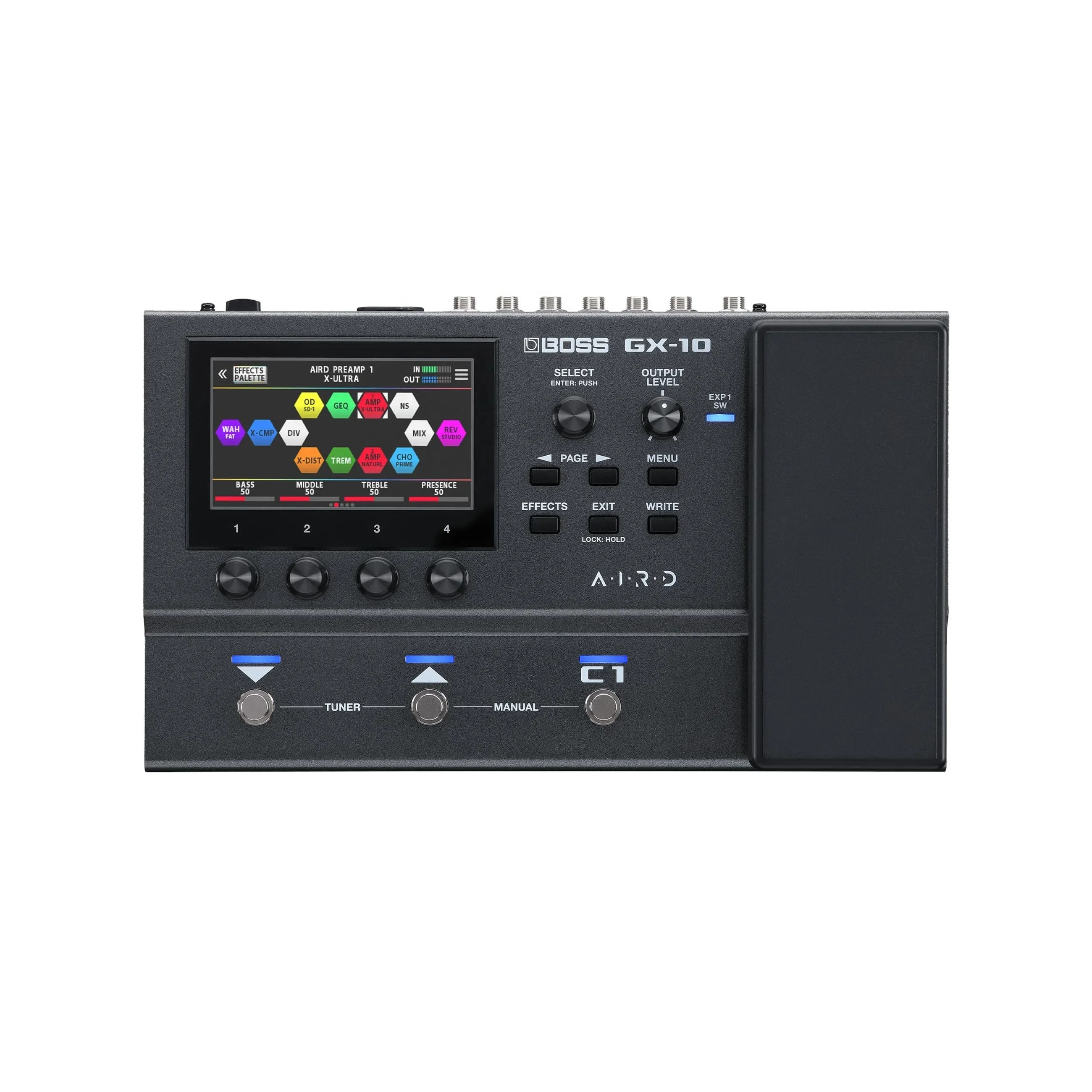 Boss GX-10/GX10/GX 10 Multi-effect Pedals Guitar Processor Electric Guitar Effects Pedal for Professional Audio Interface System
Boss GX-10/GX10/GX 10 Multi-effect Pedals Guitar Processor Electric Guitar Effects Pedal for Professional Audio Interface System
