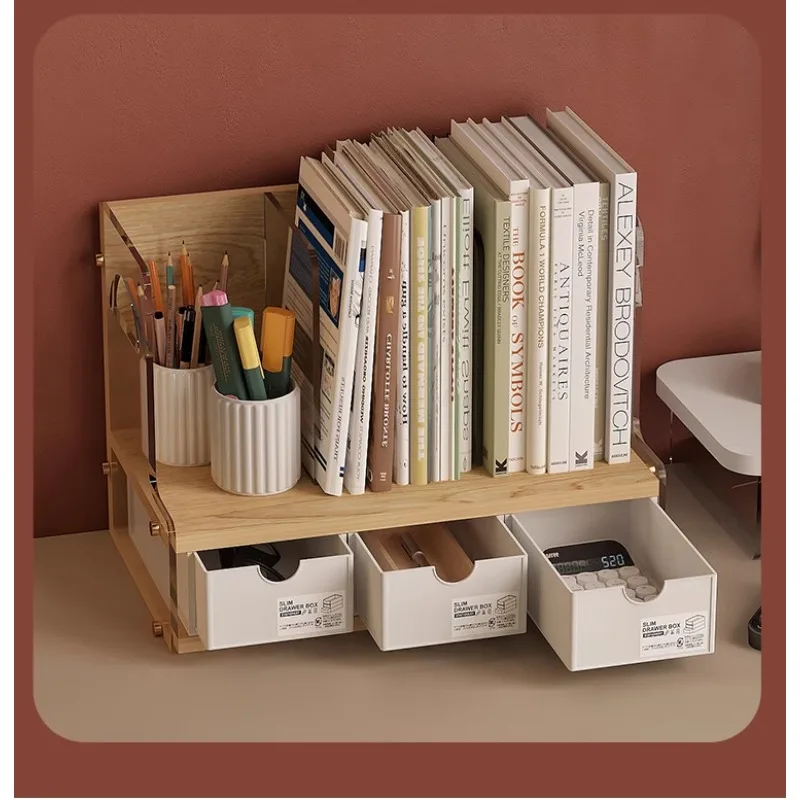 Desktop storage box Household sundries Organizing rack Office data file storage rack Desk file rack
Desktop storage box Household sundries Organizing rack Office data file storage rack Desk file rack