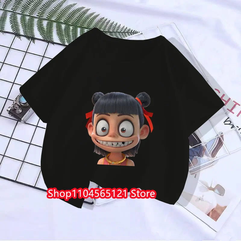New Movie Nezha 2 T-shirt Cotton High Quality Cute Tee-shirt for Spring/Summer Kids Tshirt Round Neck Футболки Casual Tees Tops
New Movie Nezha 2 T-shirt Cotton High Quality Cute Tee-shirt for Spring/Summer Kids Tshirt Round Neck Футболки Casual Tees Tops
