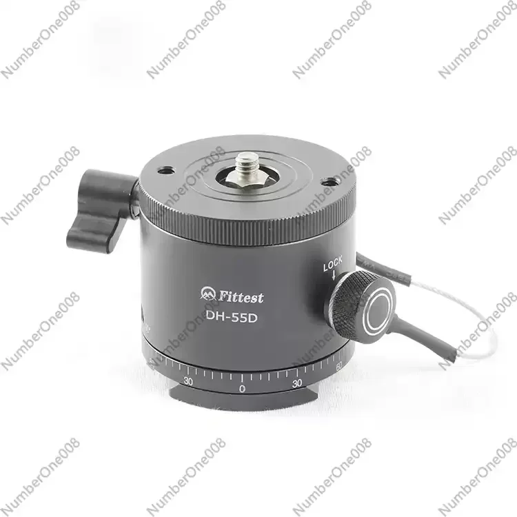 Fittest DH-55D Panoramic Tripod Ball Head, HDR Indexing Rotator Aluminum Allion 15kg/33Lb Load for Camera
Fittest DH-55D Panoramic Tripod Ball Head, HDR Indexing Rotator Aluminum Allion 15kg/33Lb Load for Camera