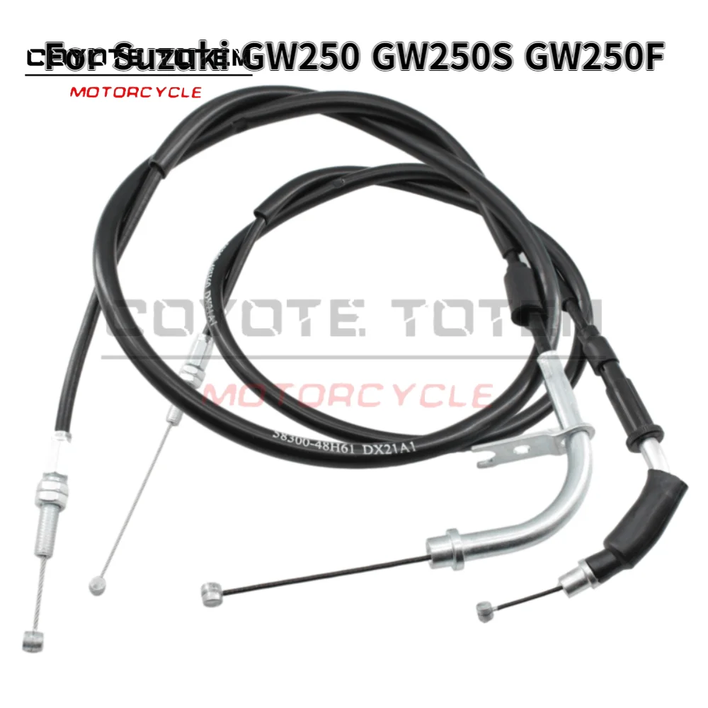 Motorcycle throttle cable, suitable for Suzuki GW250, GW250S, GW250F
Motorcycle throttle cable, suitable for Suzuki GW250, GW250S, GW250F