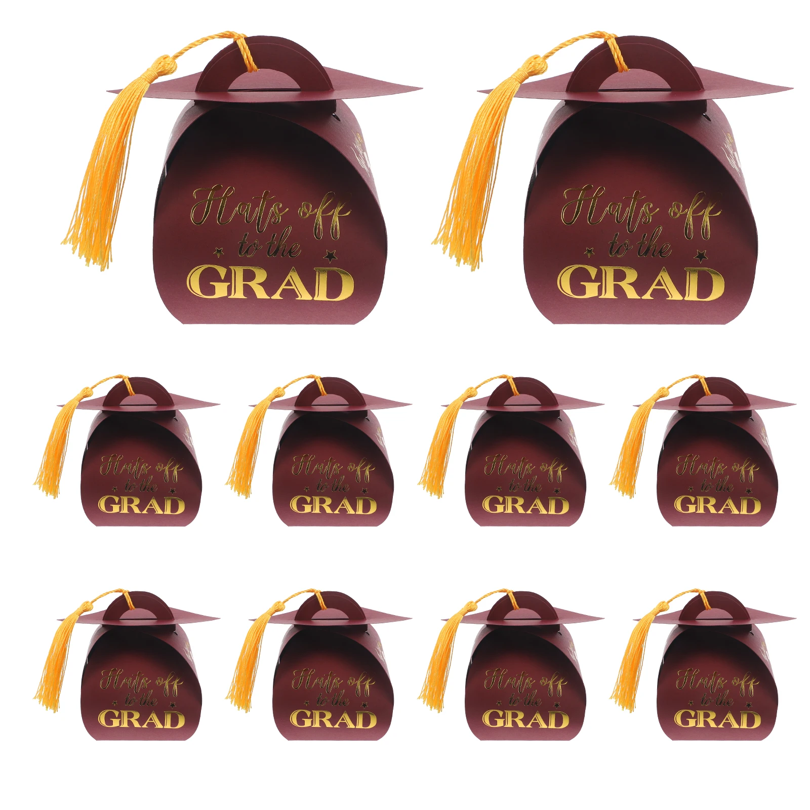 10pcs Doctor Hat C Graduation Sweets Container Party Treat Boxes Tassel Decorative Lightweight Flat Bottom St Steadily
10pcs Doctor Hat C Graduation Sweets Container Party Treat Boxes Tassel Decorative Lightweight Flat Bottom St Steadily