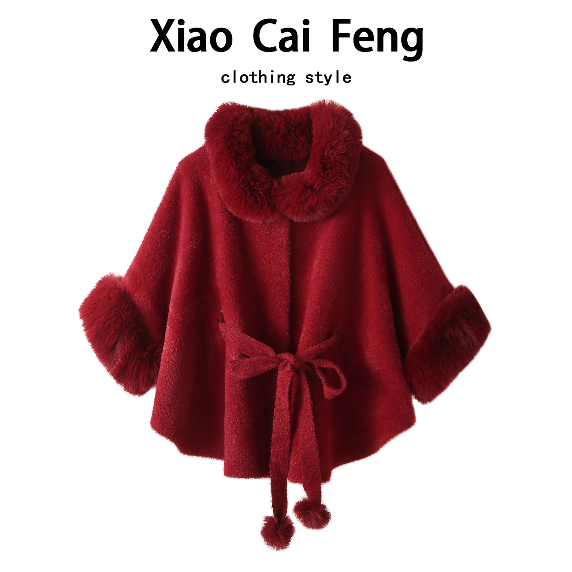 Женское зимнее пальто с красным шиловым воротником, теплый капюшон из искусственной норки, верхняя одежда для новогоднего праздника, свитер
Женское зимнее пальто с красным шиловым воротником, теплый капюшон из искусственной норки, верхняя одежда для новогоднего праздника, свитер