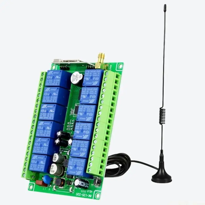 E56B DC12V-48V 12CH Remote Control Switch Remote Control System Receiver Transmitter
E56B DC12V-48V 12CH Remote Control Switch Remote Control System Receiver Transmitter