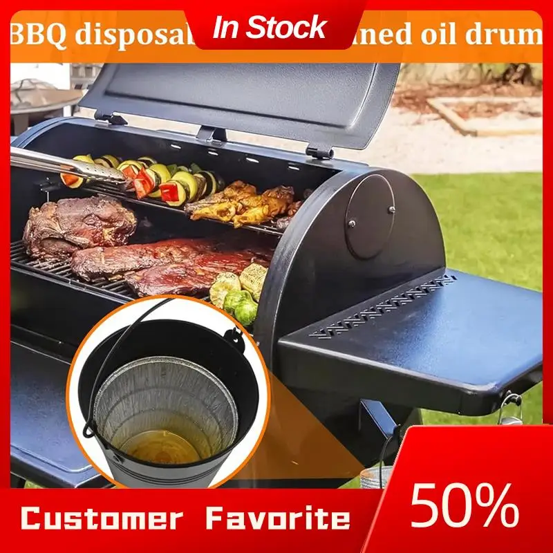 Top Sale Grill Bucket For Grease Traeger Grease Bucket With 15 Tin Liners Rust-Proof Iron Alloy Drip Grease Can Tin Liners
Top Sale Grill Bucket For Grease Traeger Grease Bucket With 15 Tin Liners Rust-Proof Iron Alloy Drip Grease Can Tin Liners