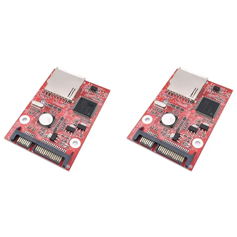 2X MMC SD SDHC 2.0SATA To SD High-Speed Adapter Card SD Card To SATA Adapter HDD Secure Digital Conversion Adapter
2X MMC SD SDHC 2.0SATA To SD High-Speed Adapter Card SD Card To SATA Adapter HDD Secure Digital Conversion Adapter
