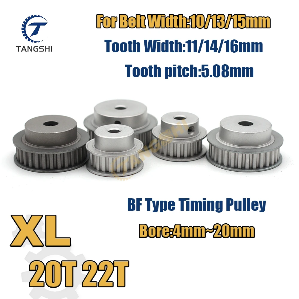 XL 20 teeth 22 teeth Synchronous Timing Pulley Bore 4mm to 20mm for Width 10/13/15mm Belt XL 20 Teeth 22 Teeth Timing Pulley
XL 20 teeth 22 teeth Synchronous Timing Pulley Bore 4mm to 20mm for Width 10/13/15mm Belt XL 20 Teeth 22 Teeth Timing Pulley
