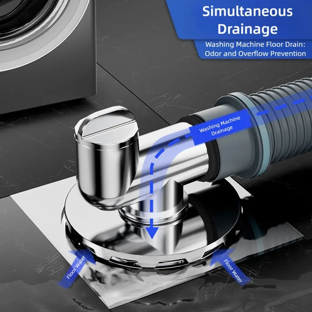 Black Silver Floor Drain Cover Double Purpose Insect Prevention Pipe Connector Anti-Overflow Snap Joint
Black Silver Floor Drain Cover Double Purpose Insect Prevention Pipe Connector Anti-Overflow Snap Joint