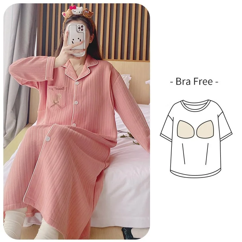 New Winter Maternity Pajamas Women Cute Print Nursing Nightgown Long Sleeve Loose Cardigan Sleepwear Pregnancy Dress
New Winter Maternity Pajamas Women Cute Print Nursing Nightgown Long Sleeve Loose Cardigan Sleepwear Pregnancy Dress