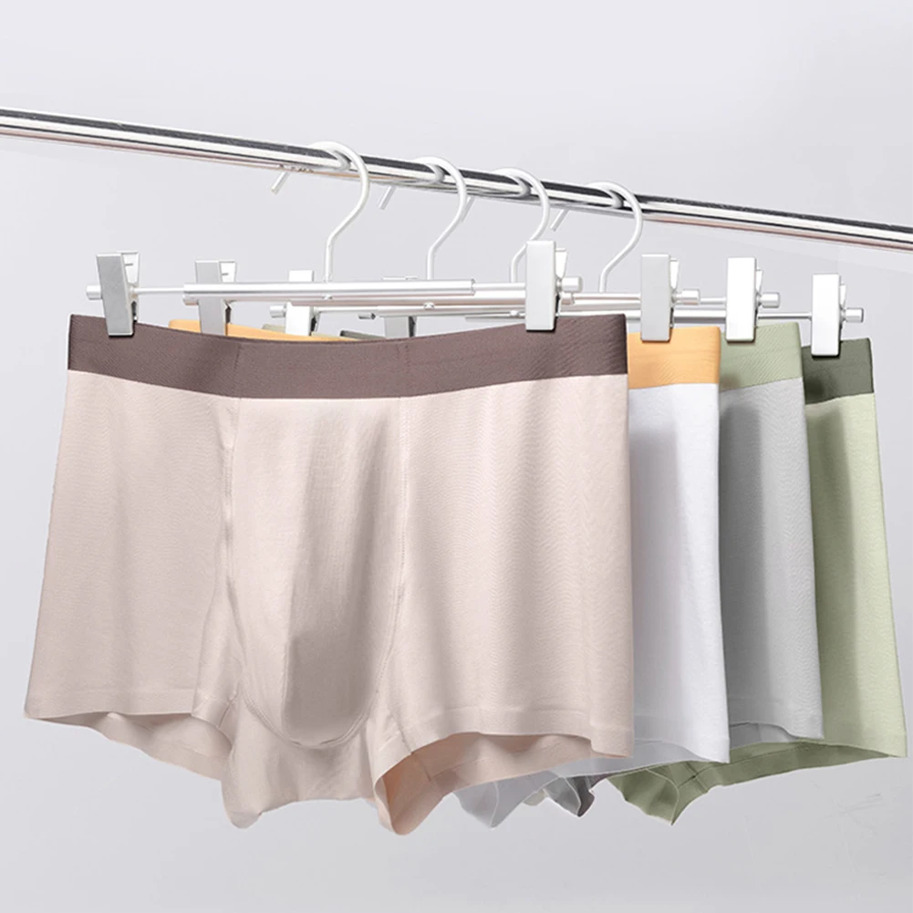 Men Modal Seamless Sexy Big Bulge Pouch Underpants Ice Silk Soft Underwear Solid Elastic Lingerie Smooth Comfort Trunks
Men Modal Seamless Sexy Big Bulge Pouch Underpants Ice Silk Soft Underwear Solid Elastic Lingerie Smooth Comfort Trunks